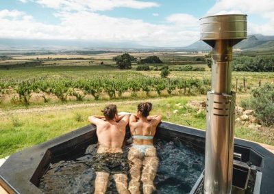 Wood fired hot tubs